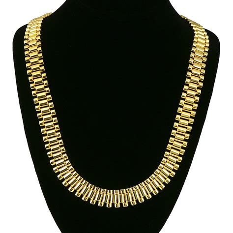 rolex chain necklace